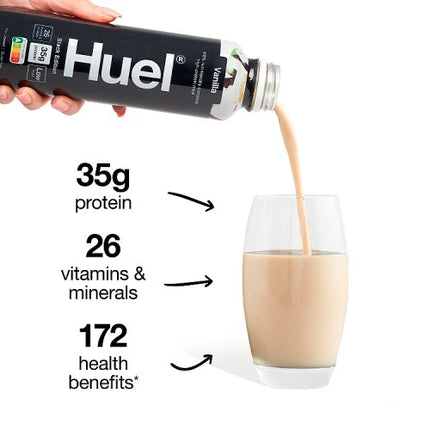 Huel Black Edition Ready-to-Drink Vanilla Flavour Complete Meal 500ml
