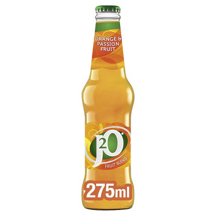 J2O Orange & Passion Fruit 275ml Glass