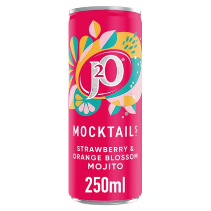 J2O Mocktail Strawberry & Orange Blossom Mojito 250ml