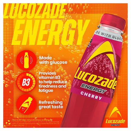 Lucozade Energy Cherry 500ml