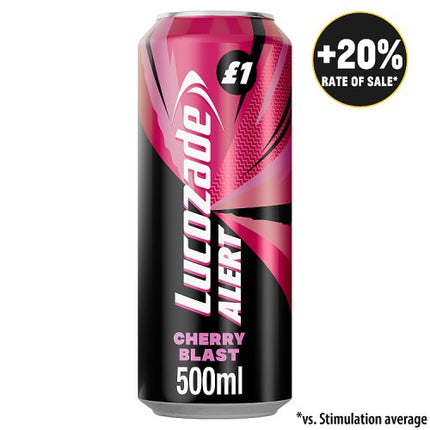 Lucozade Alert Cherry 500ml
