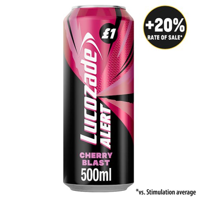 Lucozade Alert Cherry 500ml