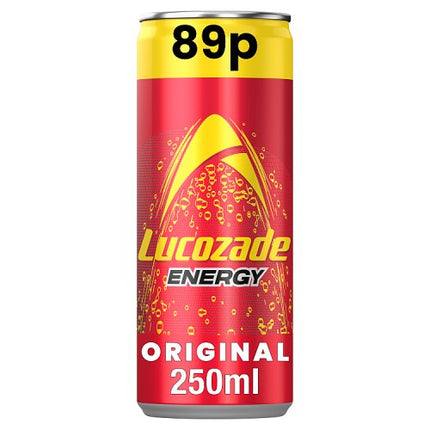 Lucozade Energy Original Can 250ml 89p