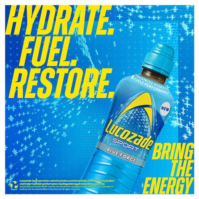 Lucozade Sport Blue Force 500ml £1.60