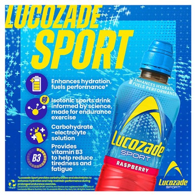 Lucozade Sport Raspberry 500ml