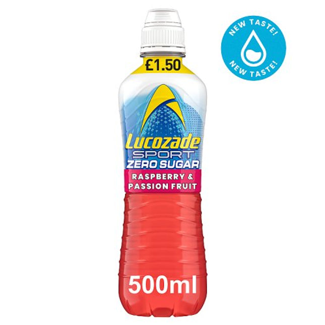 Lucozade Sport Zero Raspberry & Passionfruit 500ml