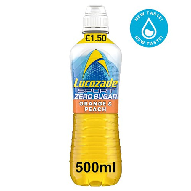 Lucozade Sport Zero Orange & Peach 500ml