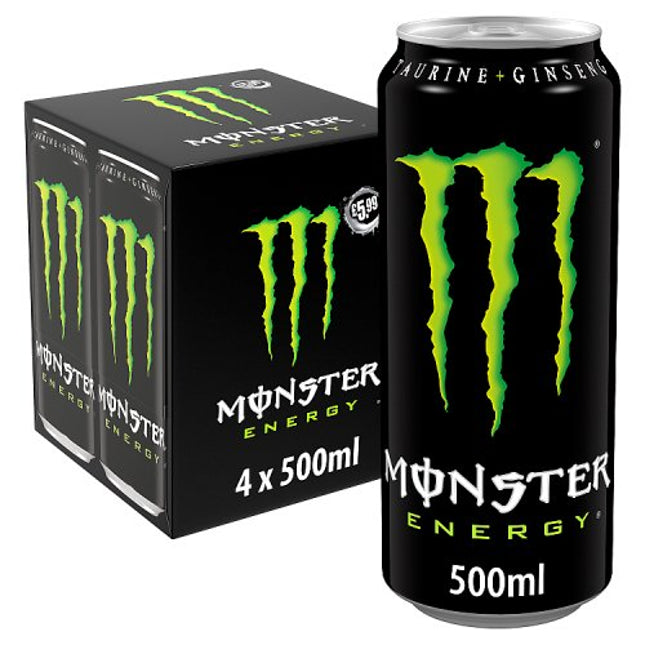 Monster Energy 4x500ml £5.99