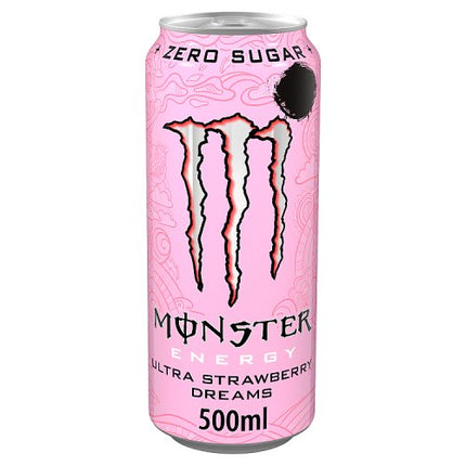 Monster Ultra Zero Strawberry Dream 500ml £1.65