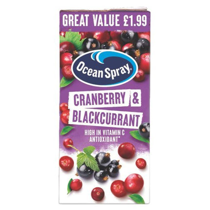 Ocean Spray Cranberry Blackcurrant £1.99 1L