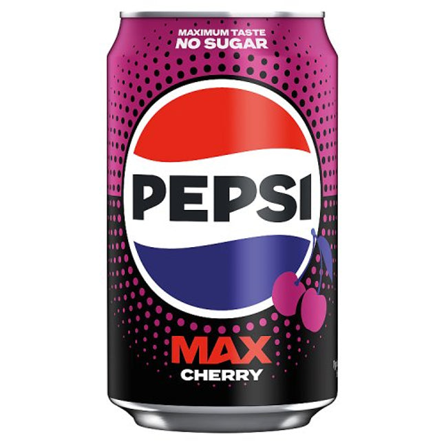 Pepsi Max Cherry 330ml can