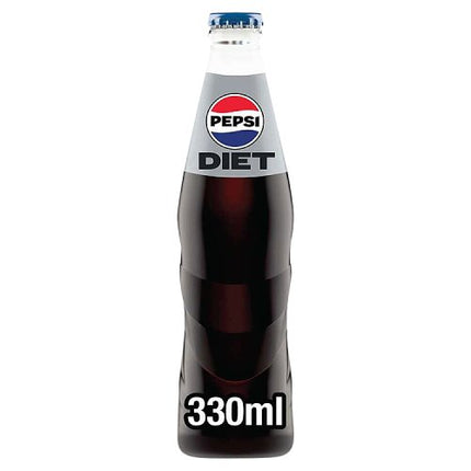 Pepsi Diet Sugar Free Cola Glass Bottle 330ml