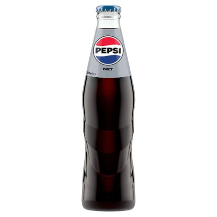 Pepsi Diet Sugar Free Cola Glass Bottle 330ml