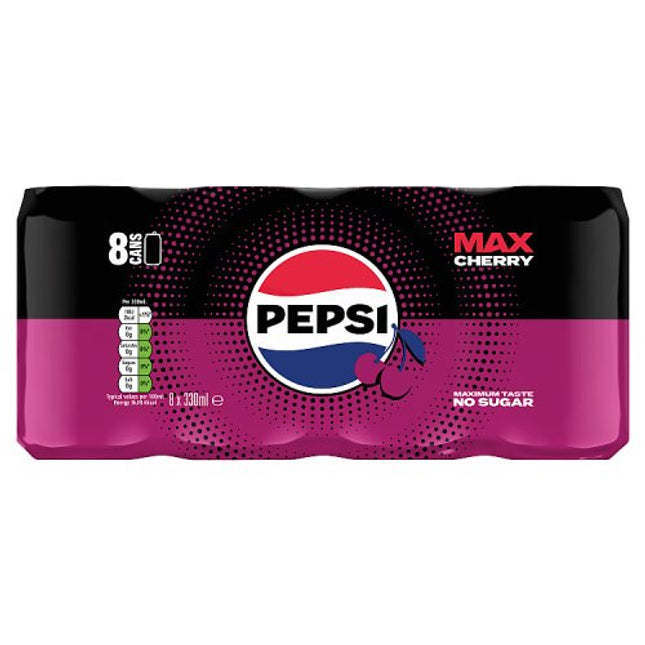 Pepsi Max Cherry 8pk 8x330ml