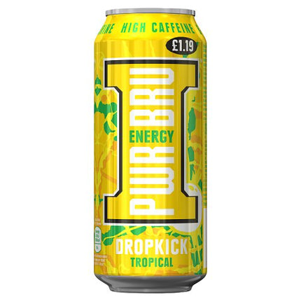Pwr-Bru Dropkick Tropical 500ml £1.19