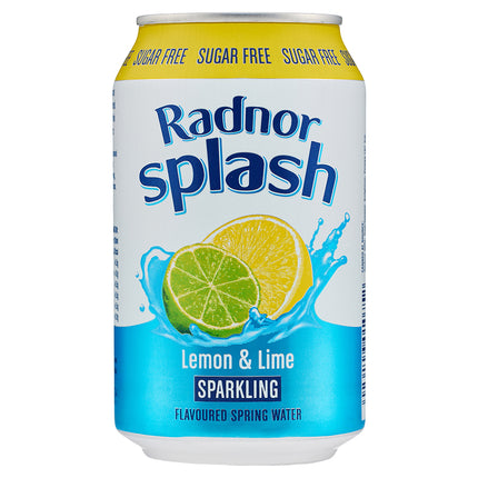 Radnor Splash Sparkling Can Lemon & Lime 330ml