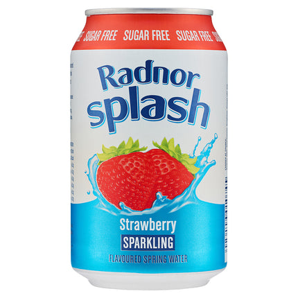 Radnor Splash Sparkling Can Strawberry 330ml