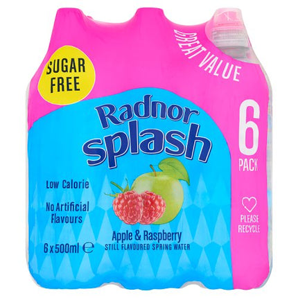 Radnor Splash Sports Cap Apple & Rasp 6 x 500ml