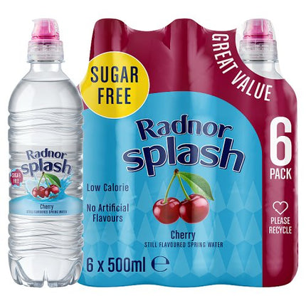 Radnor Splash Sports Cap Cherry 6 x 500ml