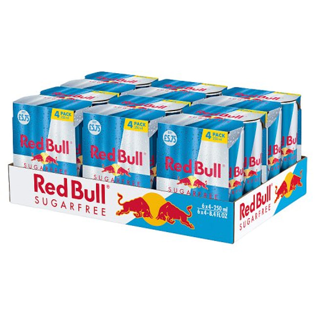 Red Bull Energy Sugar Free 4x250ml £5.75