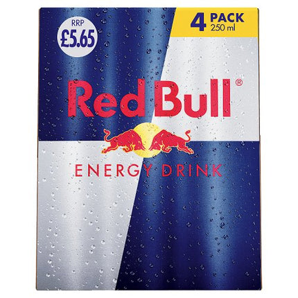 Red Bull Energy Cans 4x250ml £5.65