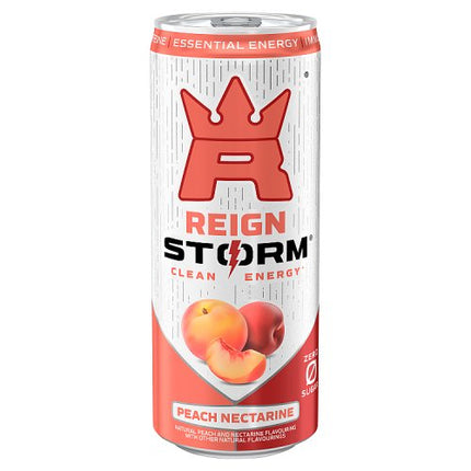 Reign Storm Clean Energy Peach Nectarine 355ml