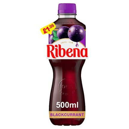Ribena Blackcurrant 500ml bottle alternate view 3