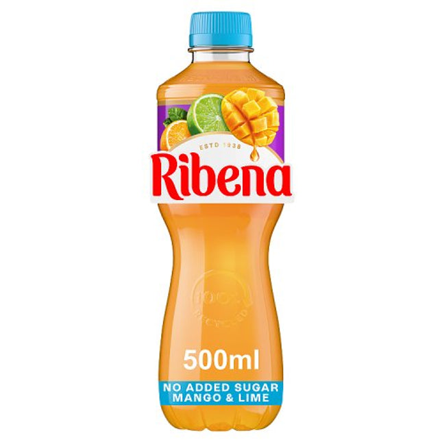 Ribena Mango Lime 500ml bottle alternate view 2