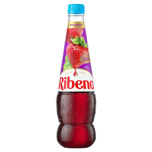 Ribena Strawberry Cordial No Added Sugar 850ml
