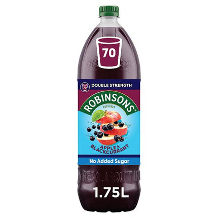 Robinsons Apple & Blackcurrant No Added Sugar Double Concentrate Squash 1.75ml