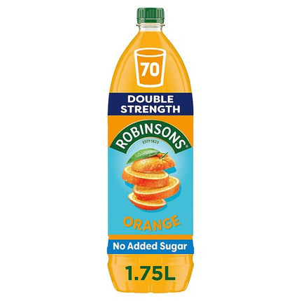 Robinsons No Added Sugar Double Concentrate Orange Squash 1.75L