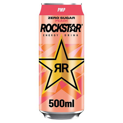 Rockstar Zero Peach 500ml