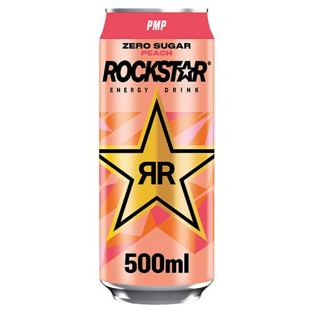 Rockstar Zero Peach 500ml