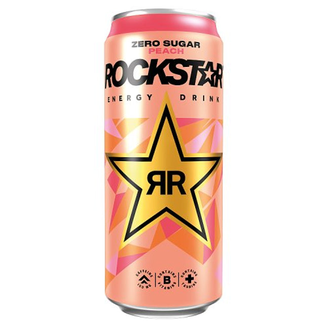 Rockstar Zero Peach 500ml