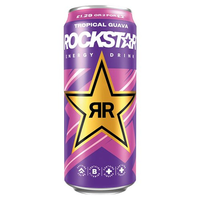Rockstar Tropical Guava 500ml