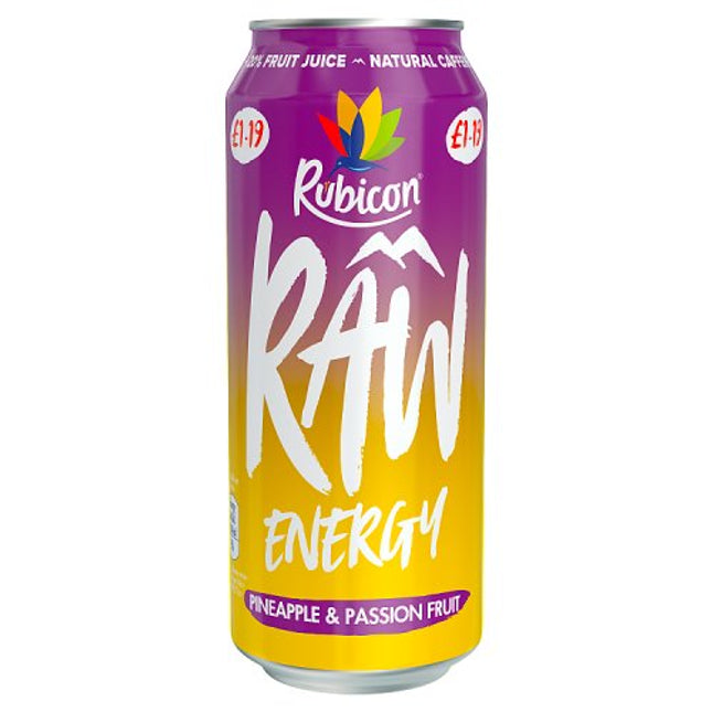 Rubicon Raw Pineapple Passion Fruit 500ml can