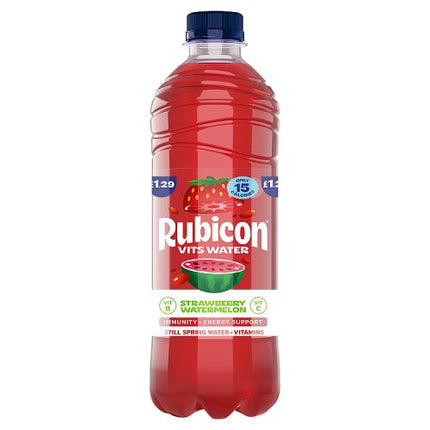 Rubicon Spring Still Vits Strawberry Watermelon 500ml £1.29