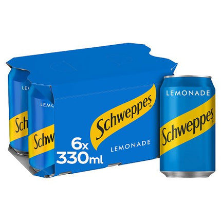 Schweppes Lemonade 330ml 6 Pack