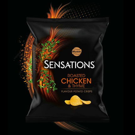 Walkers Sensations Roast Chicken N Thyme 65g