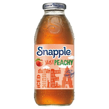 Snapple Just Peachy Iced Tea 473ml Glass