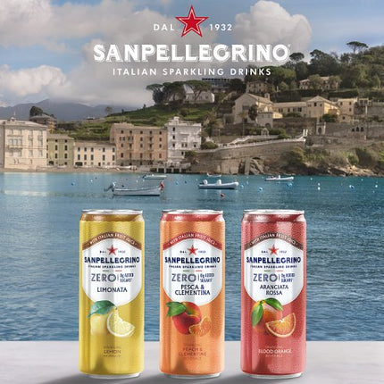 San Pellegrino Zero Peach & Clementine 6x330ml