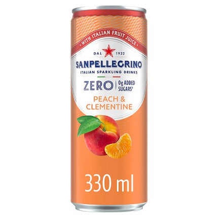 San Pellegrino Zero Peach & Clementine 6x330ml
