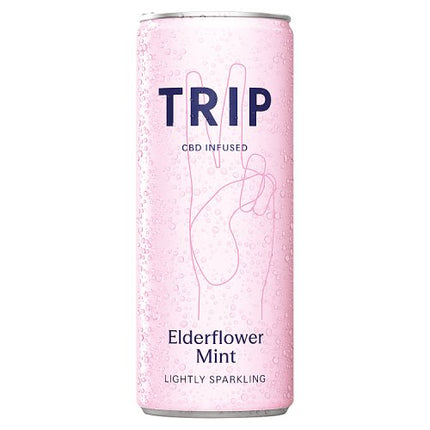 TRIP CBD Infused Drink Elderflower Mint 250ml