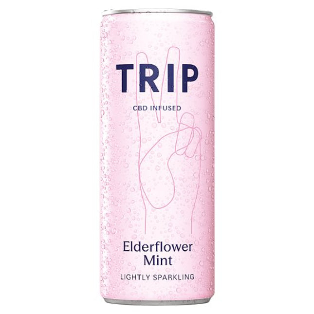 TRIP CBD Infused Drink Elderflower Mint 250ml