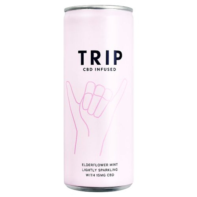 TRIP CBD Infused Drink Elderflower Mint 250ml