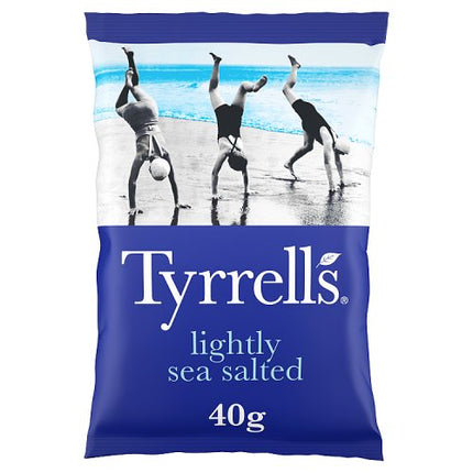 Tyrrells Lightly Sea Salted Crisps 40g