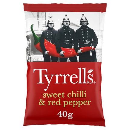 Tyrrells Sweet Chilli & Red Pepper Crisps 40g