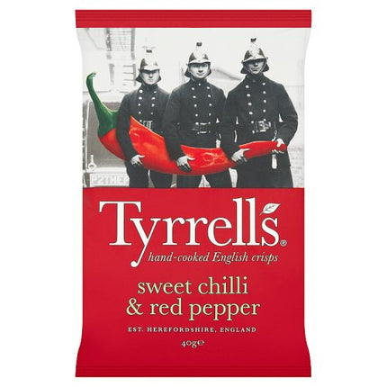Tyrrells Sweet Chilli & Red Pepper Crisps 40g