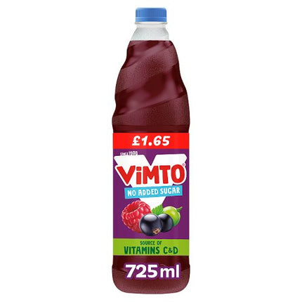 Vimto No Added Sugar cordial 725ml