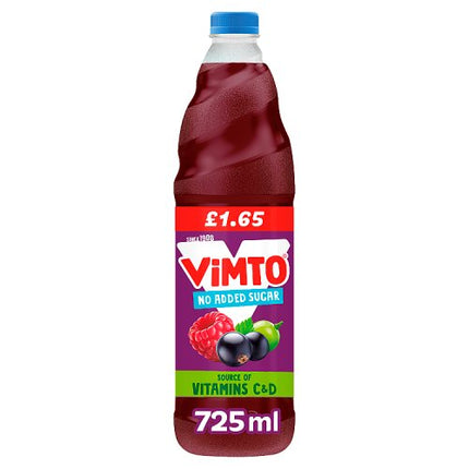 Vimto No Added Sugar cordial 725ml